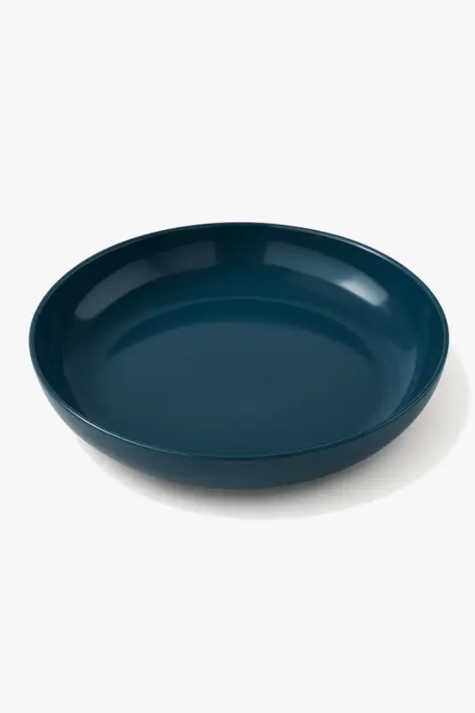 Set of 4 unbreakable deep plastic plates with wheat pattern Seulement Aujourd'hui