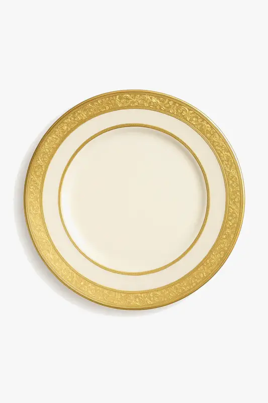 Assiette porcelaine style palais relief steak décoratif Vente Directe