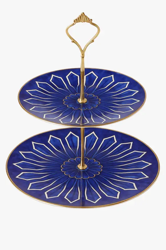 Acheter En Ligne European luxury seal motif dinner plate, dim sum and tea