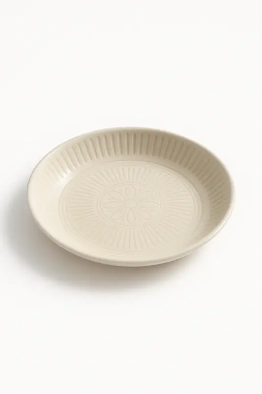 Japanese retro relief ceramic plate artistic style Réduction