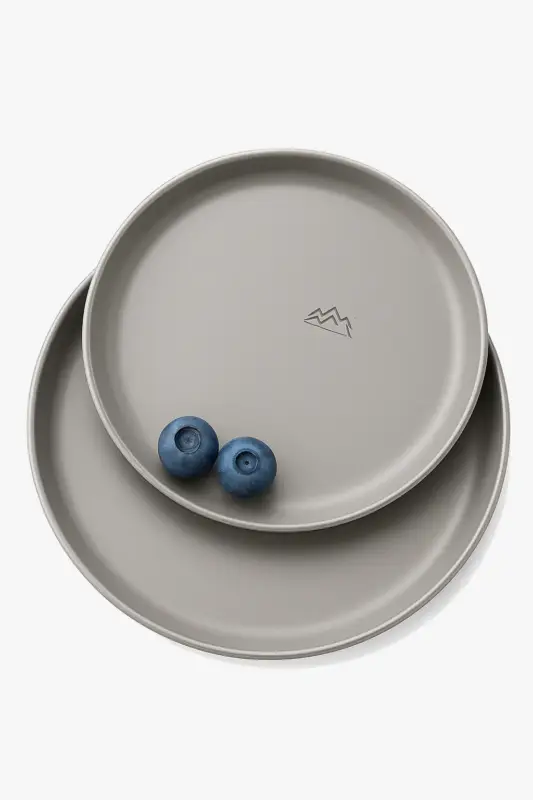 Lightweight titanium plate for camping and hiking 14 17 20cm Dernière Chance