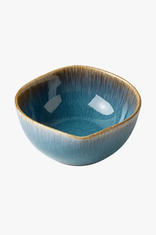 Retro ceramic plate with flame effect for restaurant tableware Seulement Aujourd'hui