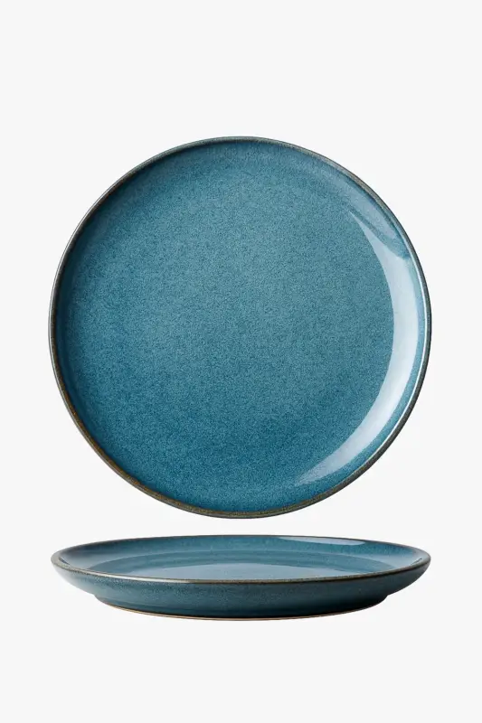 Commander Vite Retro style ceramic plate with flame effect for restaurants