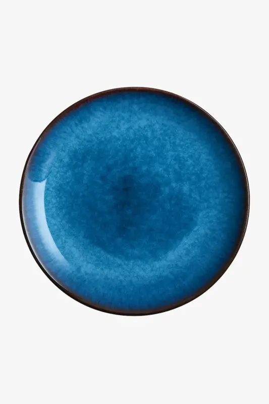 Affaire À Saisir Round glazed ceramic plate diameter 20 25 cm