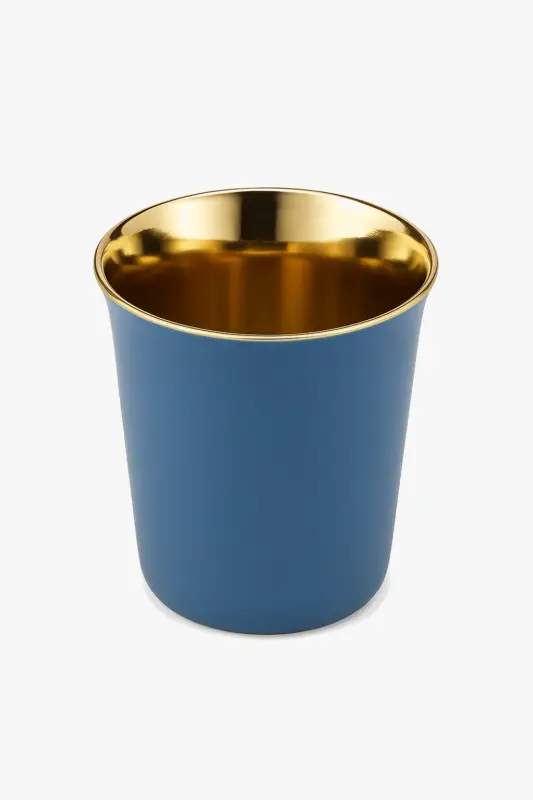 Authentique Set of 4 double wall stainless steel espresso cups 80ml