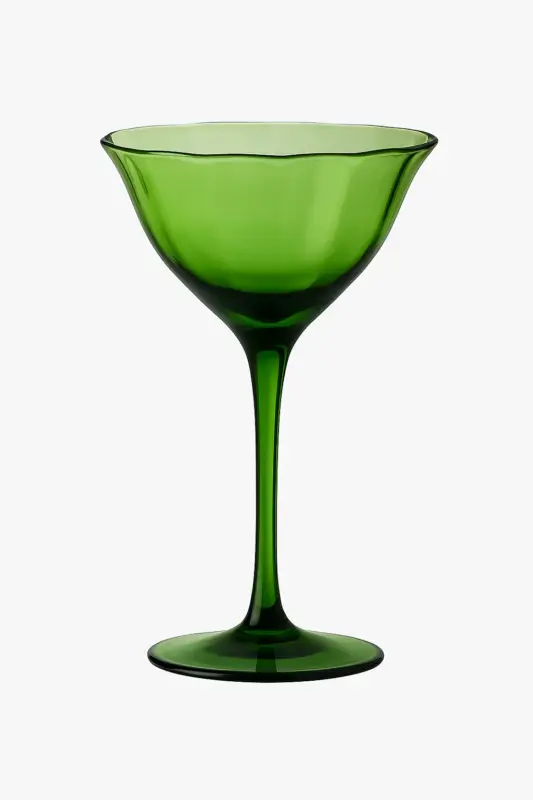 Vintage crystal wine glasses with floral design Prix Choc