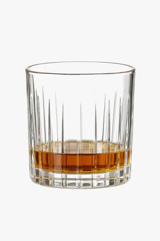 Crystal glasses with embossed design for whisky, beer and wine Offre Spéciale