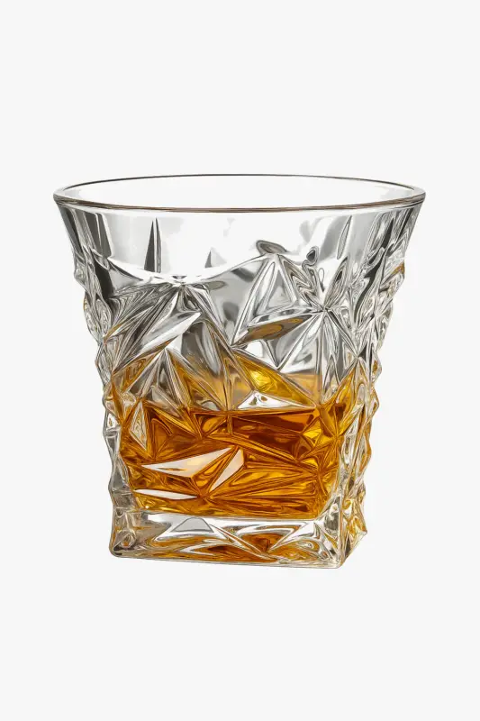 Embossed crystal glasses for whisky, wine and beer Produit De Marque