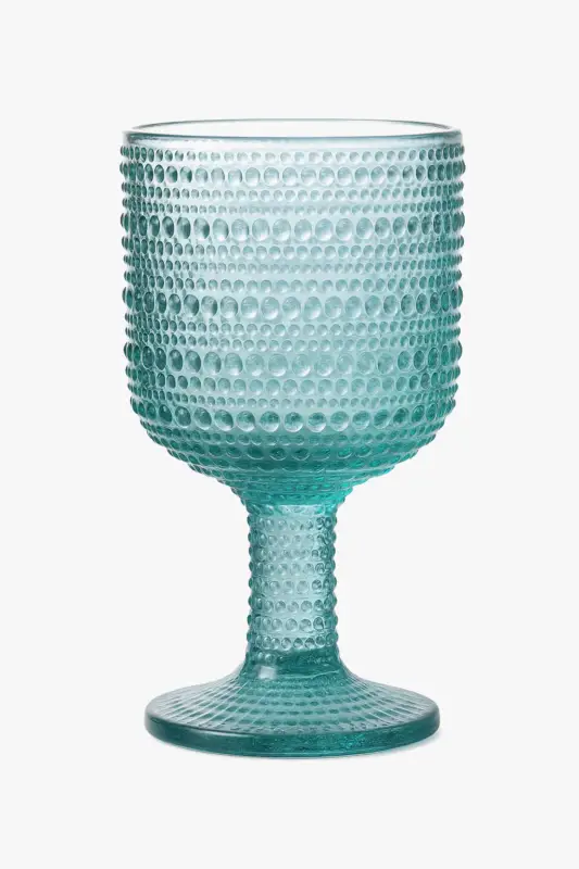 Commander Maintenant Retro high-stem embossed glassware for cocktails and parties