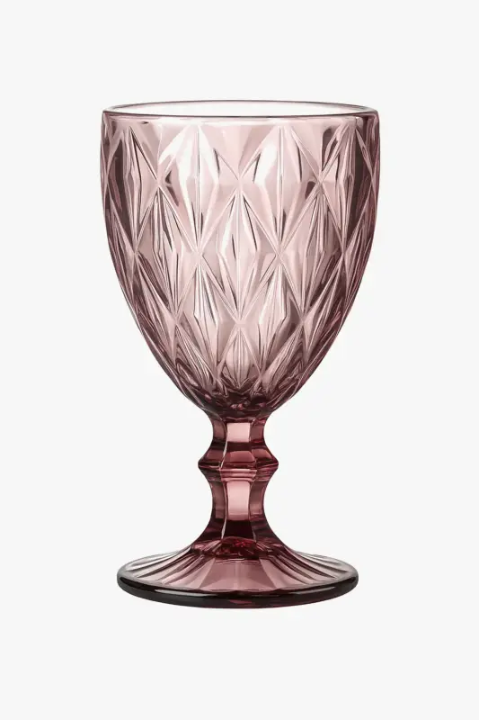 Retro embossed wine glass thick european glass Commande En Gros