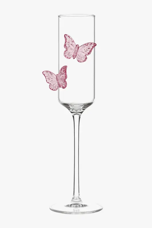 Nouveauté High-end butterfly design festive champagne glasses