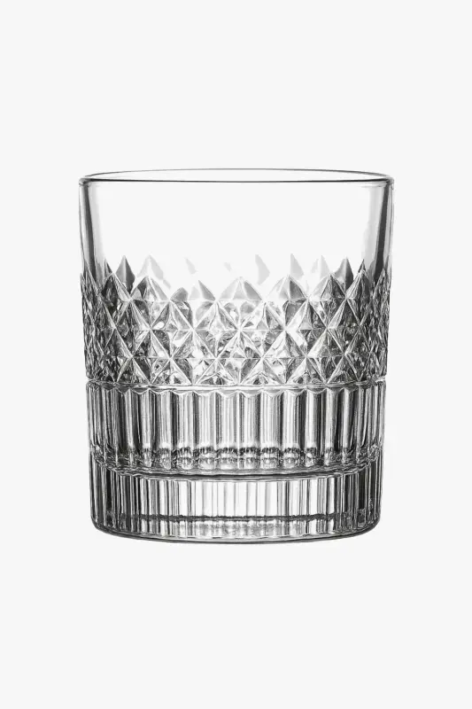 Dernier Modèle Set of 4 classic old fashioned whisky glasses