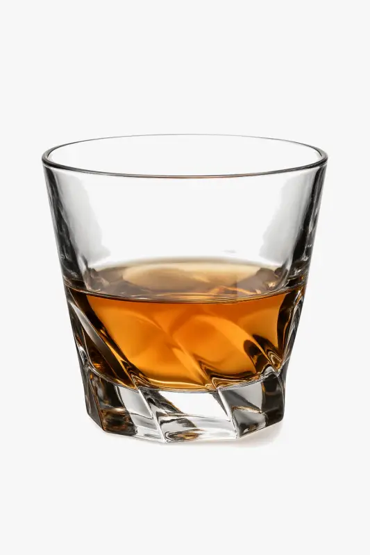 Thick old fashioned whisky glasses modern elegant style Populaire