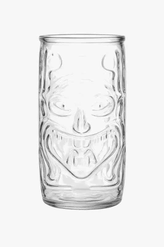 Mug tiki en verre transparent style bar cocktail Remise