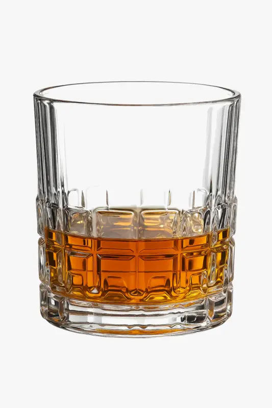 Verres à whisky style cristal facetté résistants Meilleure Vente