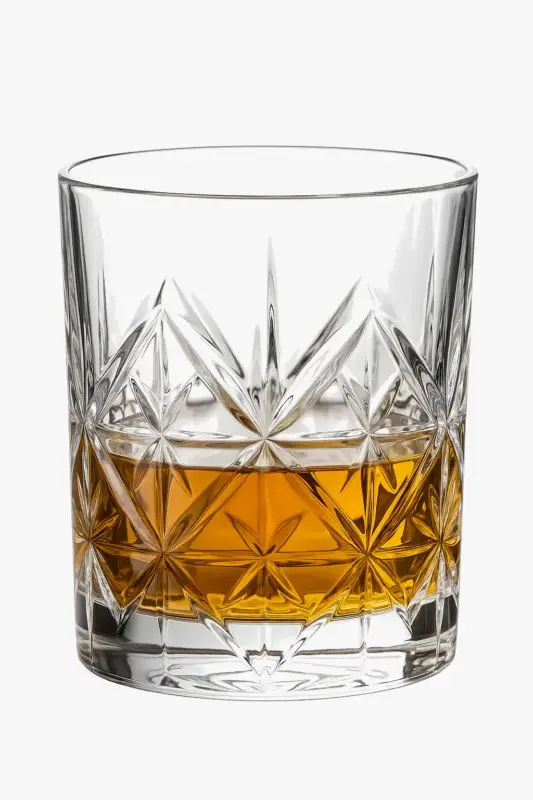 Retour Gratuit Engraved vintage style old fashioned whisky glass gift