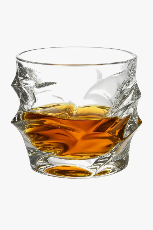 Meilleure Vente Engraved vintage relief old fashioned whisky glass