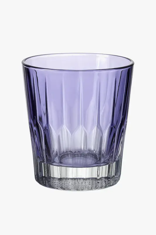 Crystal whisky and cocktail glass with vertical stripes 200ml Must-Have