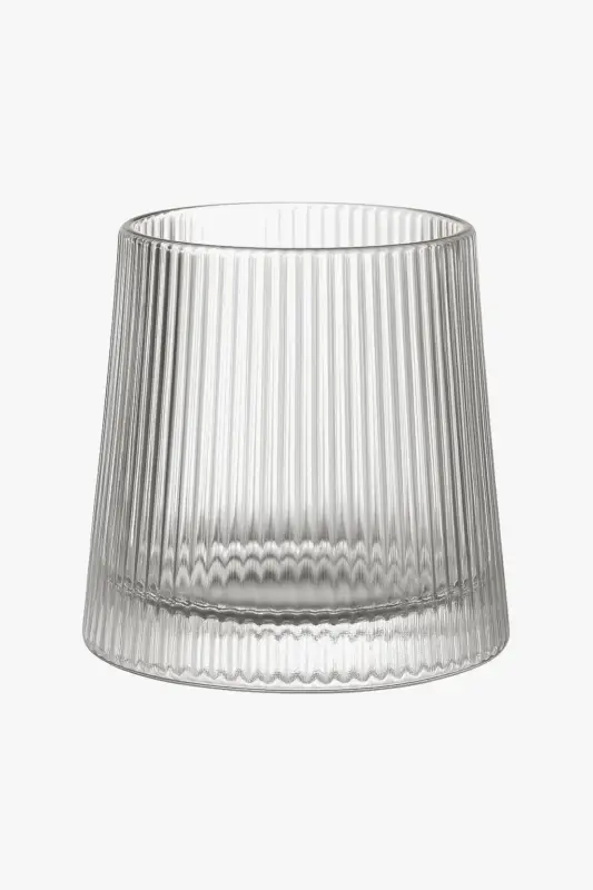 Prix Bas Old fashioned whisky glasses with embossed thick glass