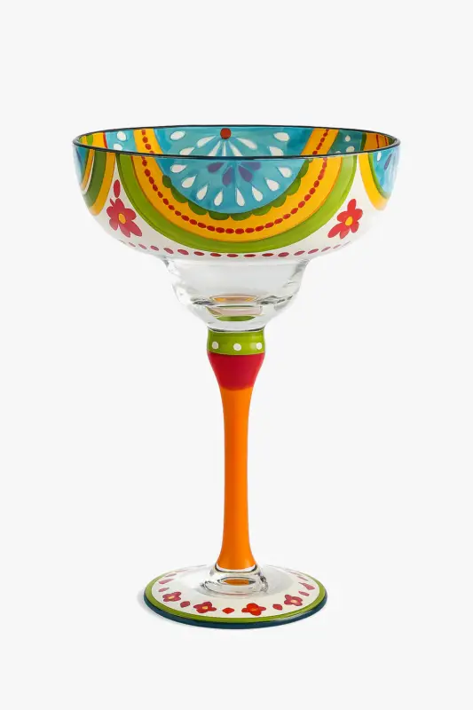 Prix Promo Handmade wavy design cocktail glass for bars parties
