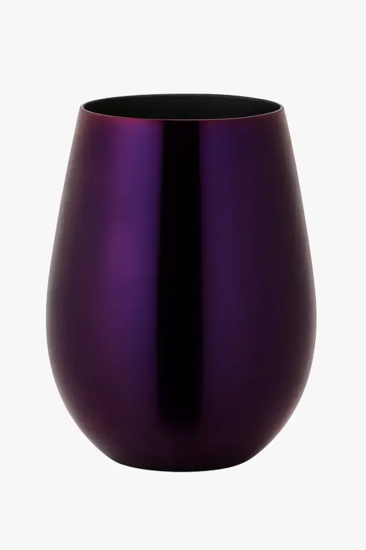 Round stainless steel bar-style wine glasses Offre Du Jour