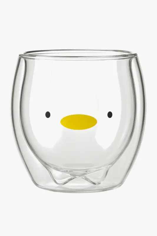 Tasse verre double paroi motif animaux 3d mignons Vente Directe