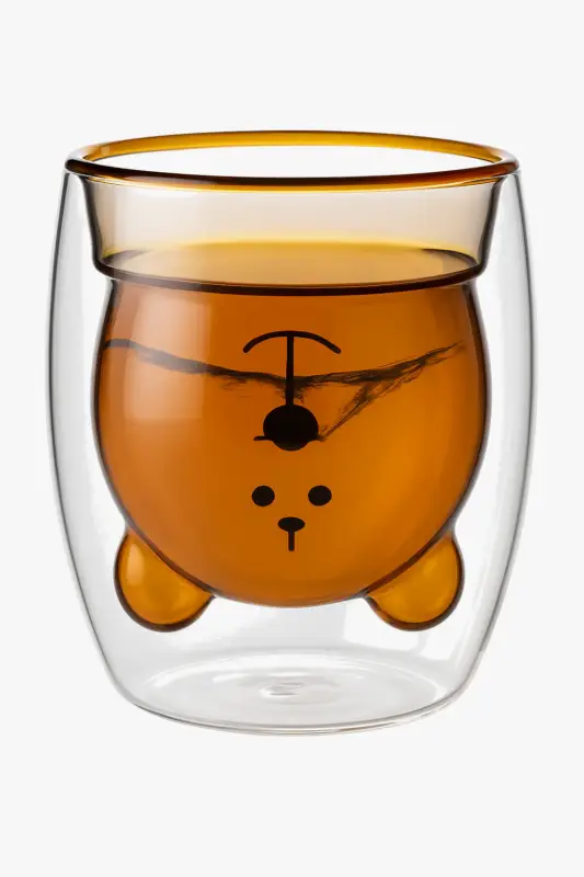 Cute 3d animal double wall glass mug Offre Du Jour