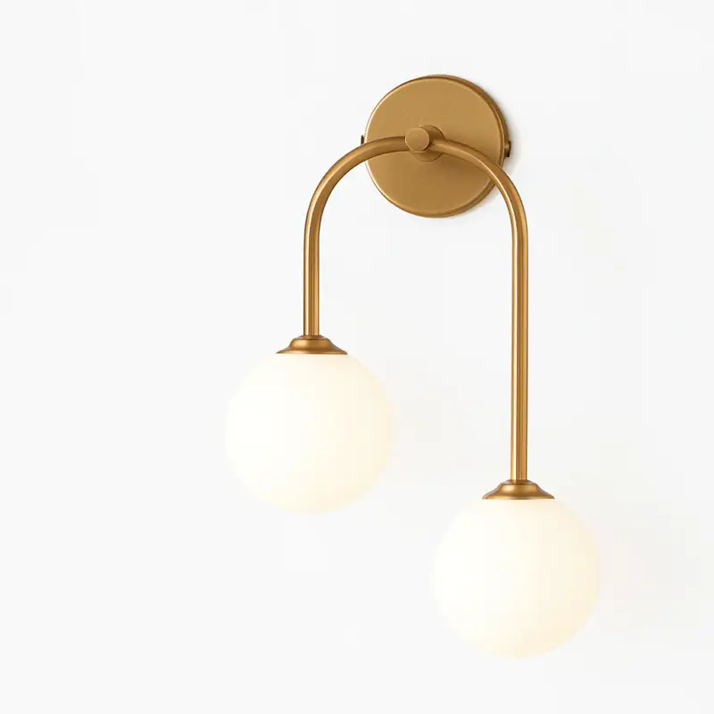 Commande En Gros Modern led wall light in opal glass