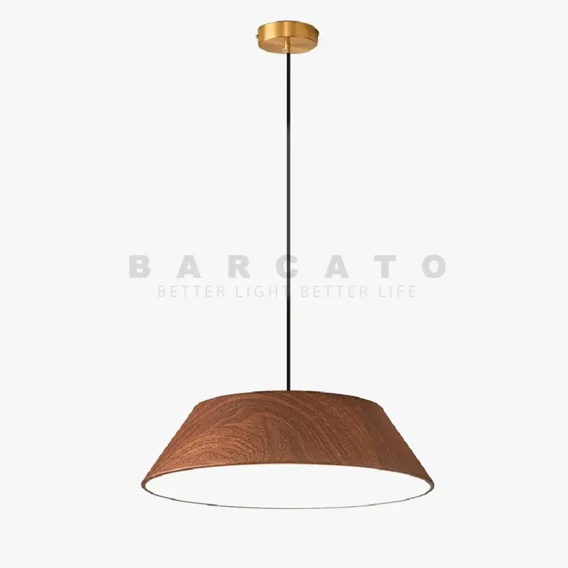 Satisfait Ou Remboursé Metal and wood pendant light