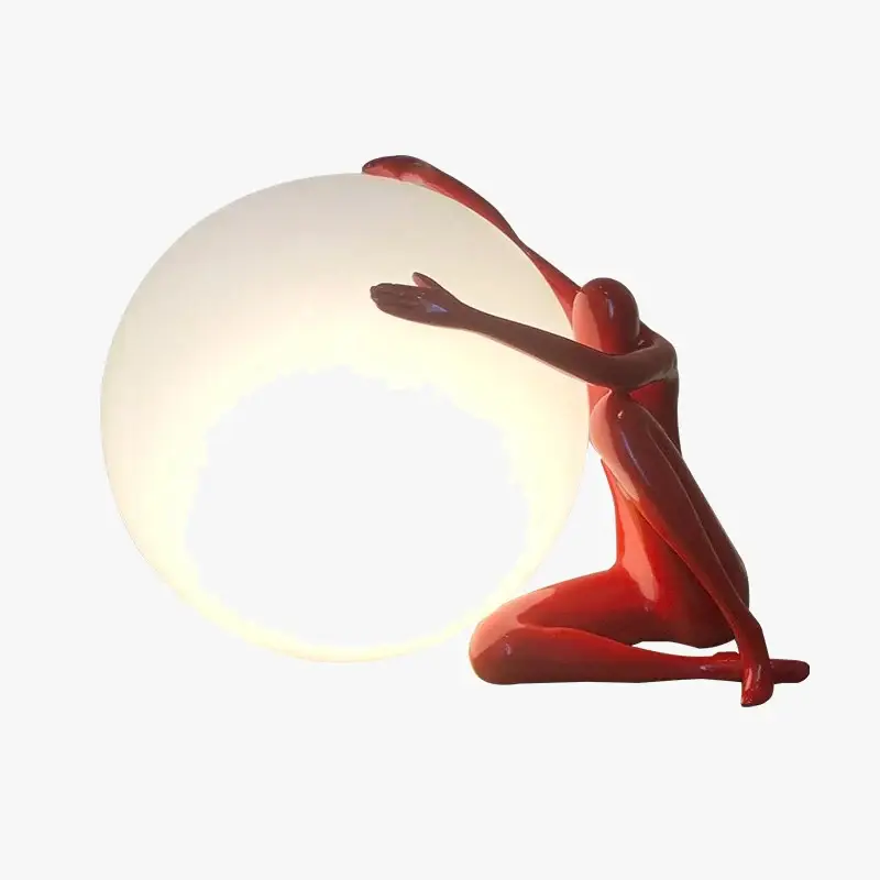 Paiement Sécurisé Abstract human sculpture table lamp