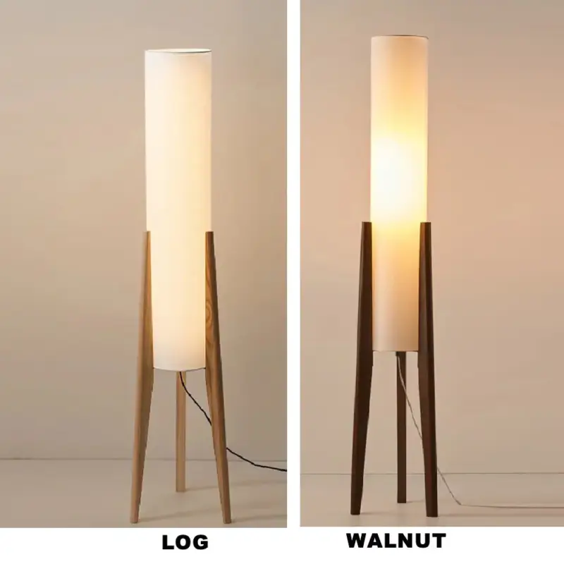 Nouvel Arrivage Retro japanese wabi-sabi solid wood floor lamp