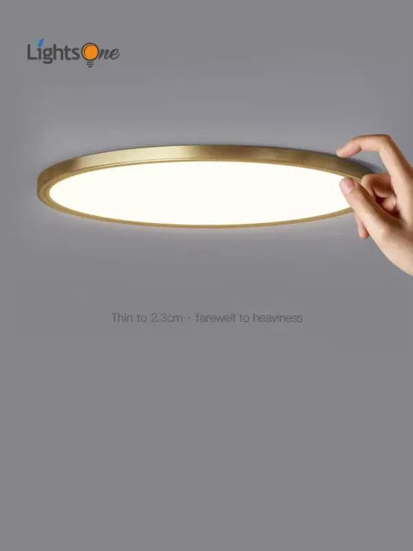 Modern minimalist decorative copper ceiling light Nouvelle Collection