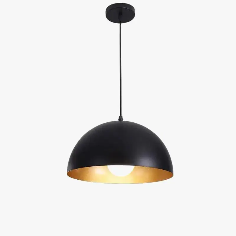 Remise Retro loft pendant light with half-sphere shade