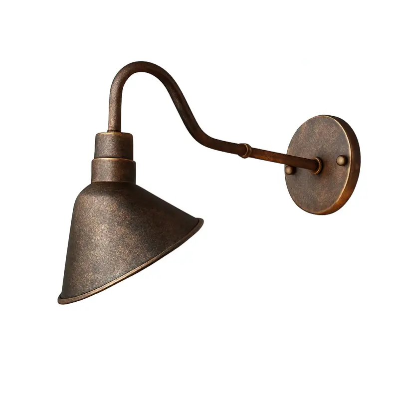 American industrial outdoor wall light Retour Gratuit