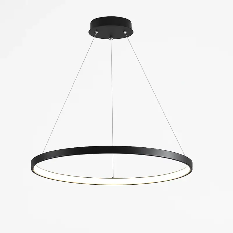 Led ring light hanging fixture minimalist decor Prix Bas