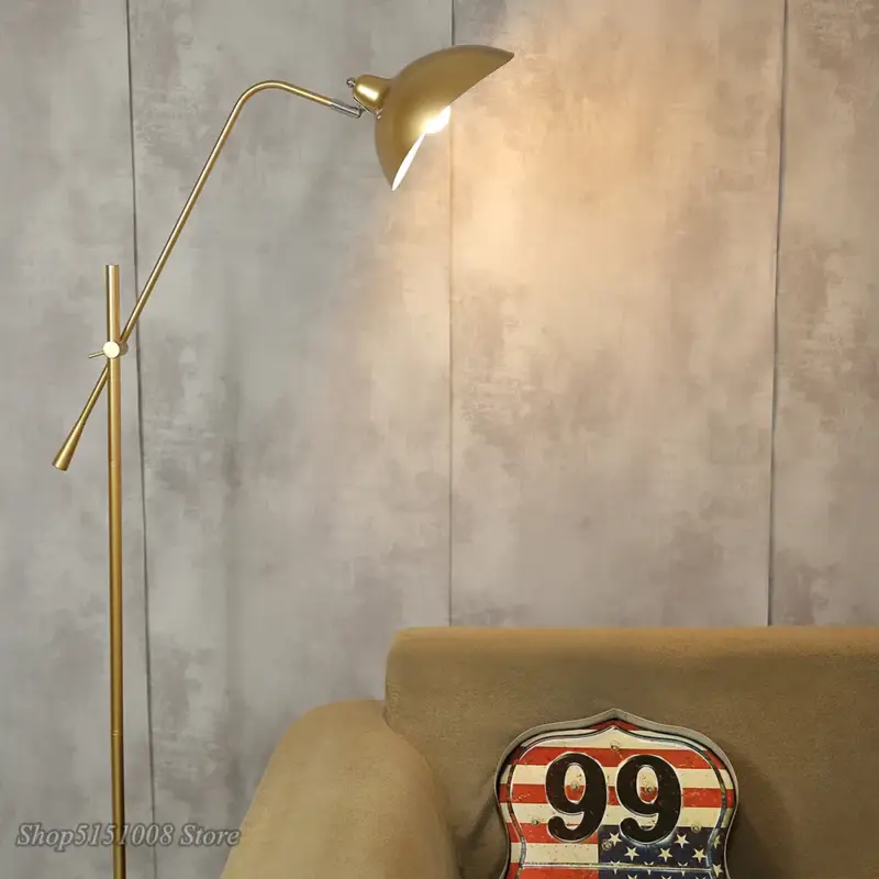 Usine Directe Nordic simple gold floor lamp