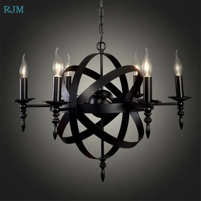 Industrial loft retro iron pendant light Vente Flash