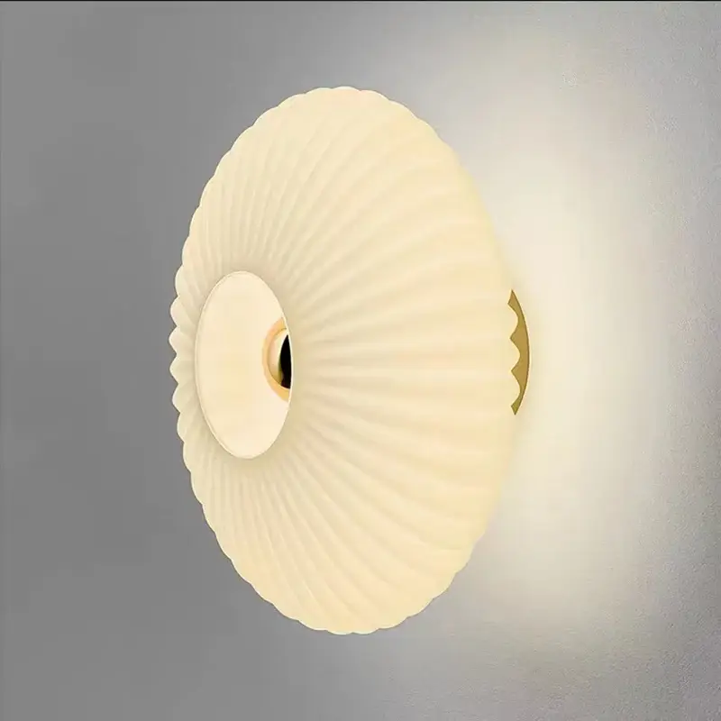 Modern wall light grey amber white Dernier Modèle