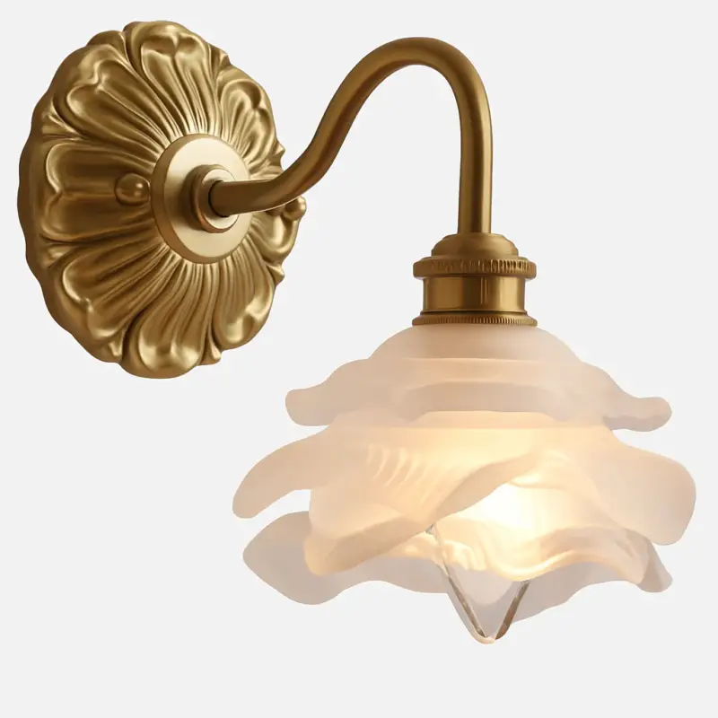 Rustic frosted glass wall light Promotion