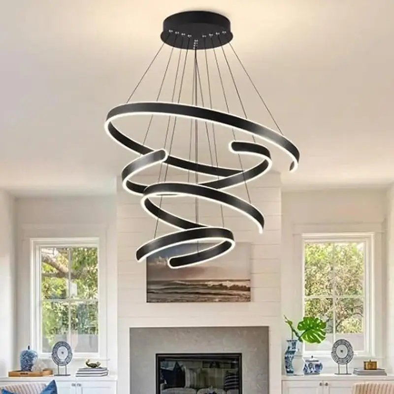 Haute Qualité Minimalist open ring led chandelier