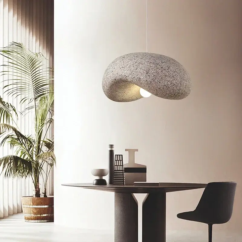 Japanese-inspired rounded designer chandelier Nouvelle Collection