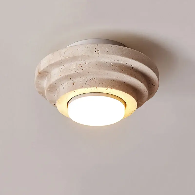 Quantité Limitée Decorative ceiling light in natural marble