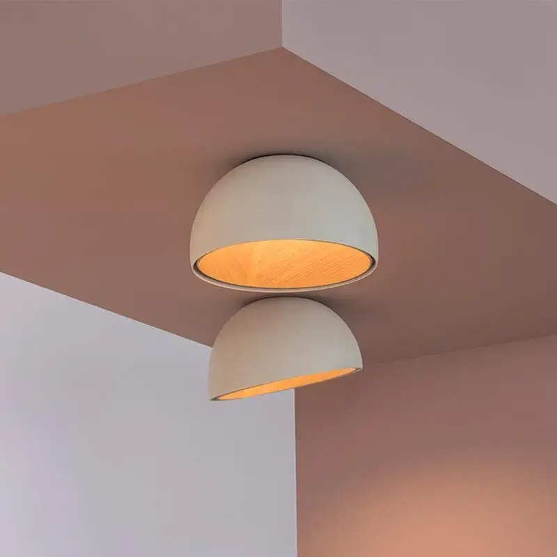Modern simple wood led chandelier for indoor spaces, white or black Dernière Chance