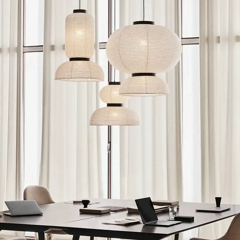 Solde Sandyha chinese rice paper pendant lamp with led, handmade designer...