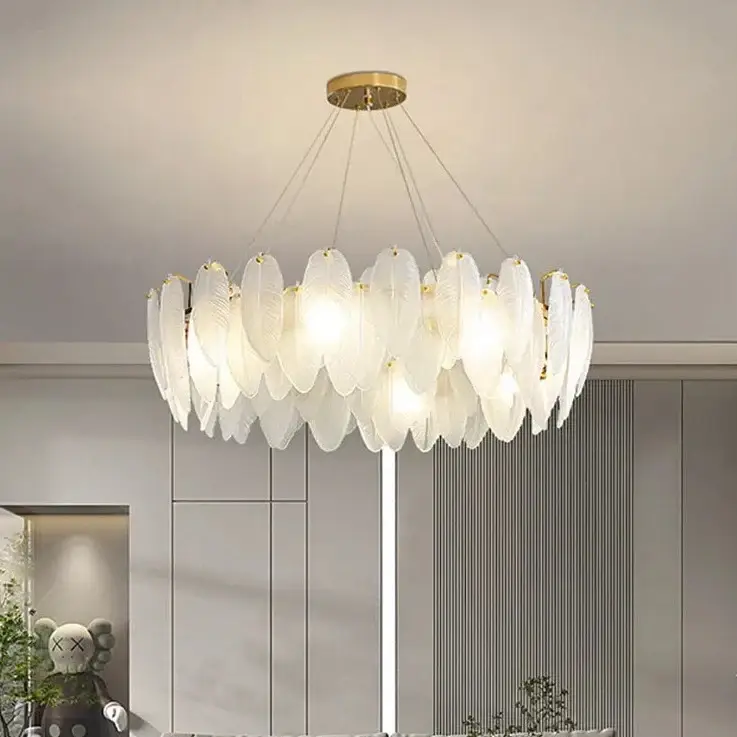 Modern glass designer chandelier Pas Cher