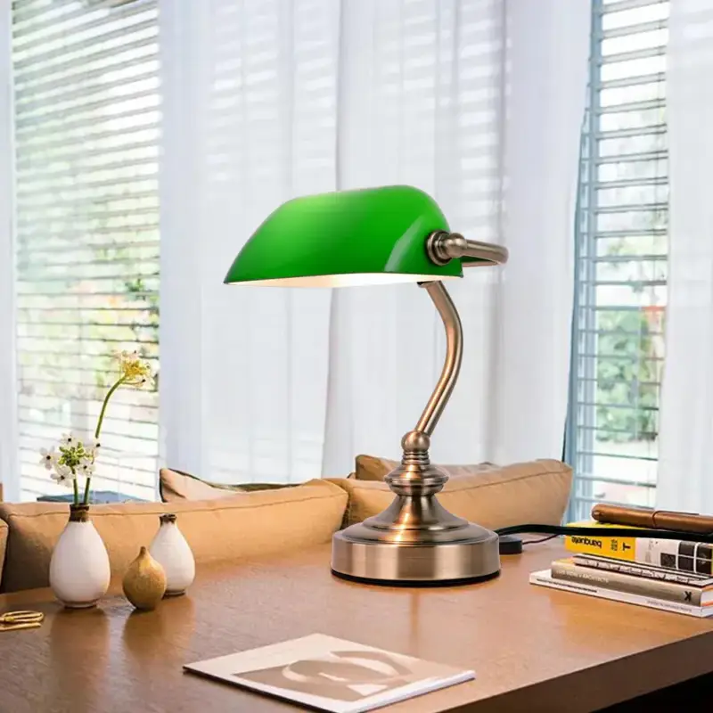 Expédié Aujourd'hui Retro mini desk lamp led g9 bank style bedside and table lamp