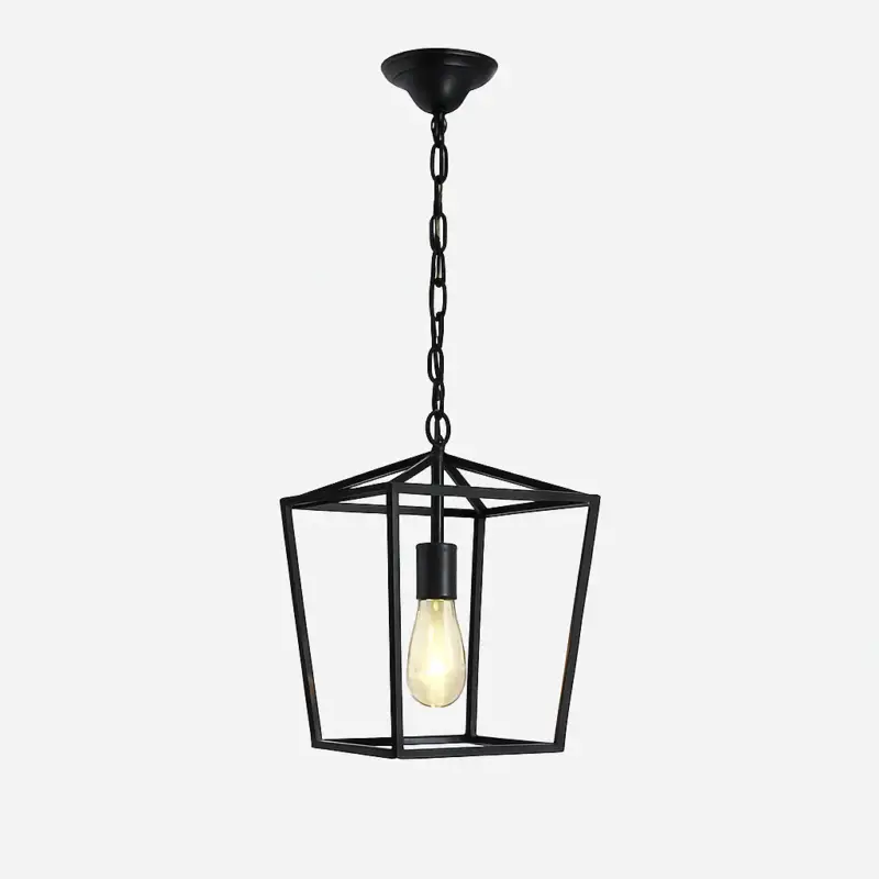 Led pendant light vintage loft lantern pendant light adjustable hei... Achat Immédiat