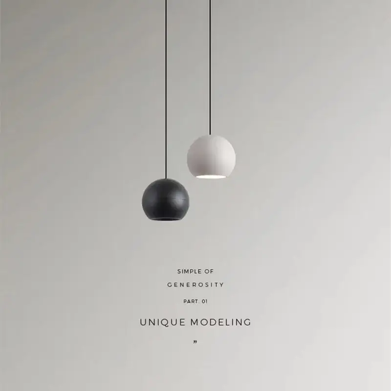 Prix Cassé Modern nordic simple ball pendant light for café or bar