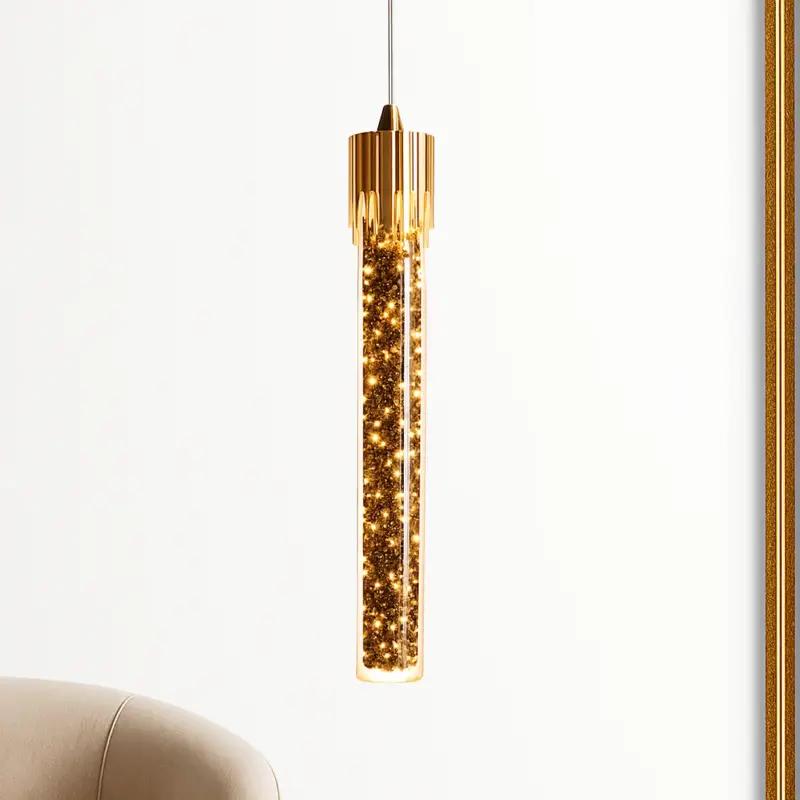 Authentique Modern crystal pendant light with led