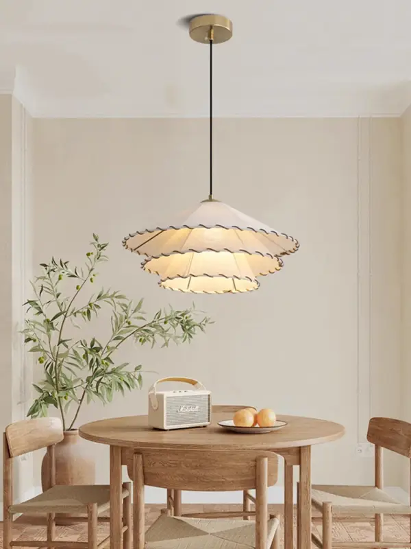 Nordic fabric led pendant light for dining room, bedroom and home Jusqu'à Épuisement Des Stocks